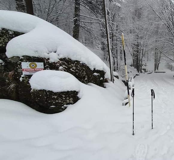 La maxi nevicata a Campocecina