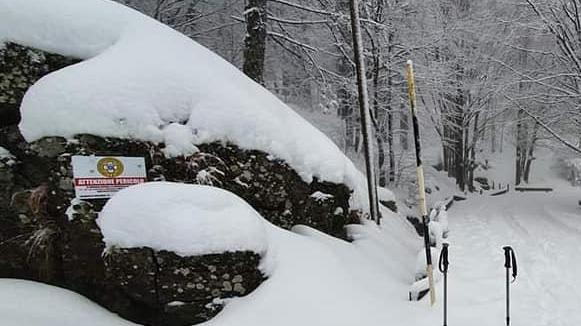 La maxi nevicata a Campocecina