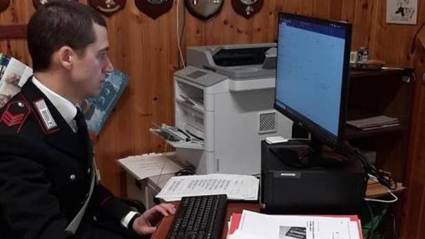 I carabinieri della stazione di Cireglio al lavoro sul web