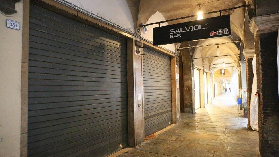 I portici in via Emilia