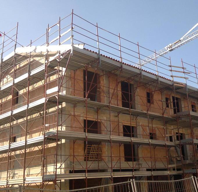 Il cantiere in via delle Genziane al centro del caso giudiziario