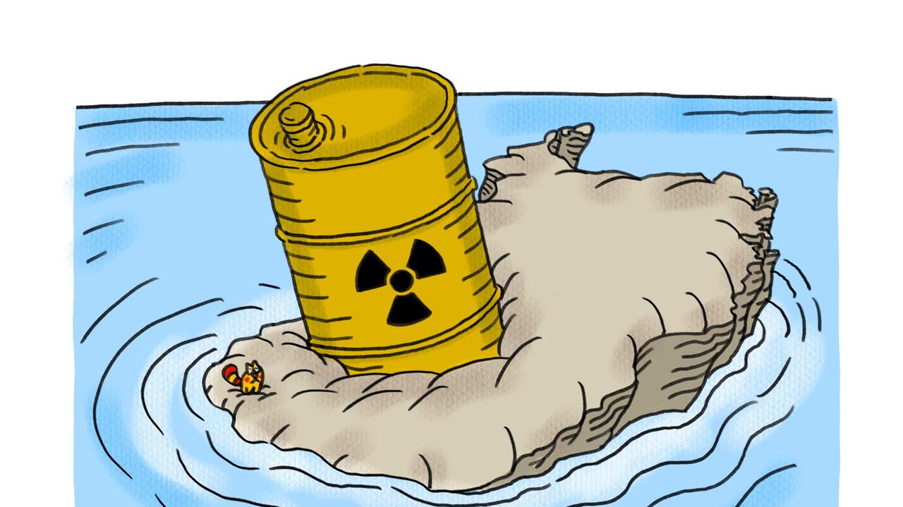 La vignetta di Gef - Scorie nucleari, tutti contro il deposito in Sardegna