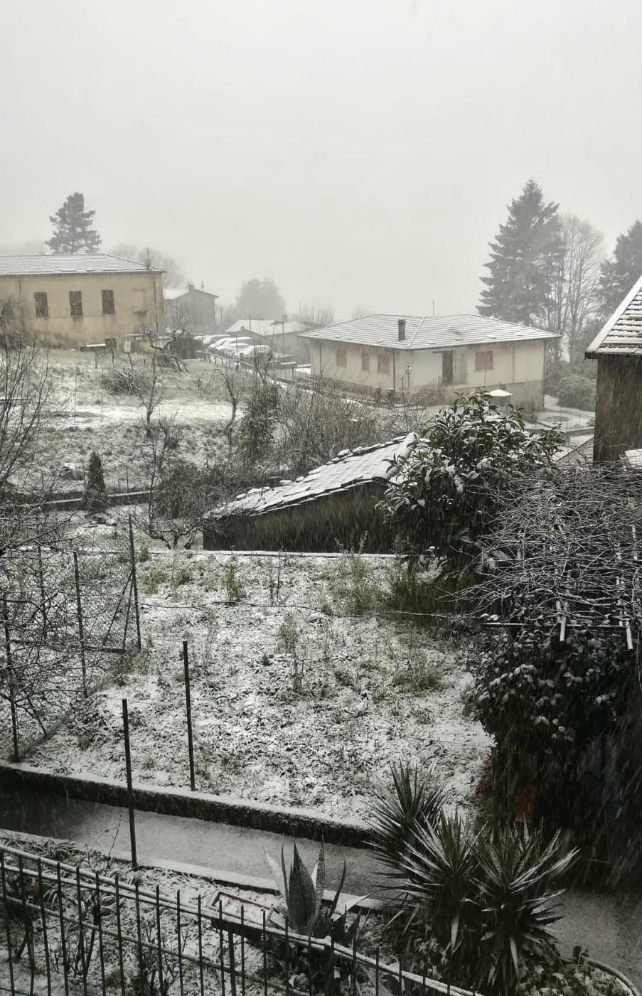 Epifania imbiancata per i paesi dell'alta Versilia