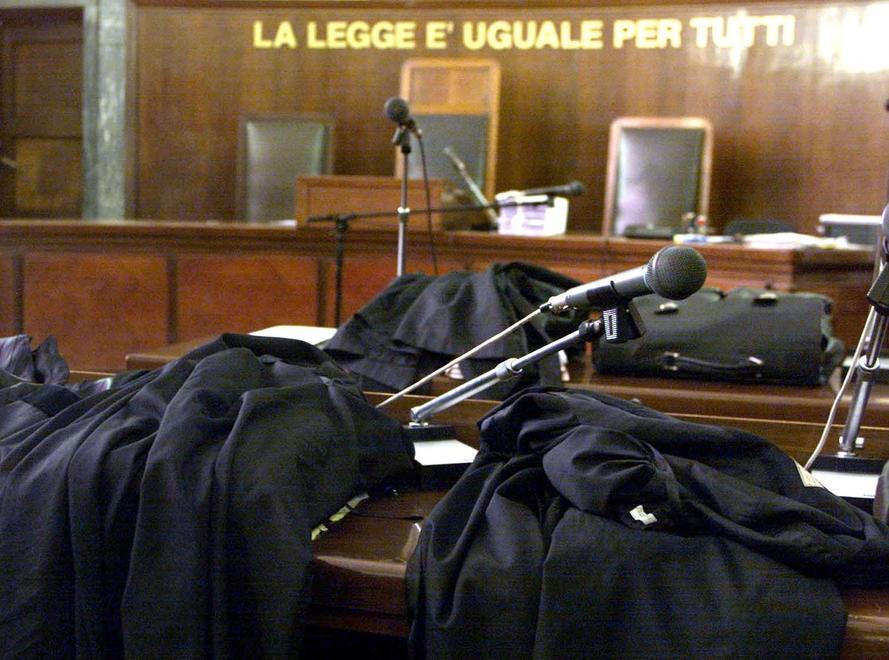 Un’aula di tribunale