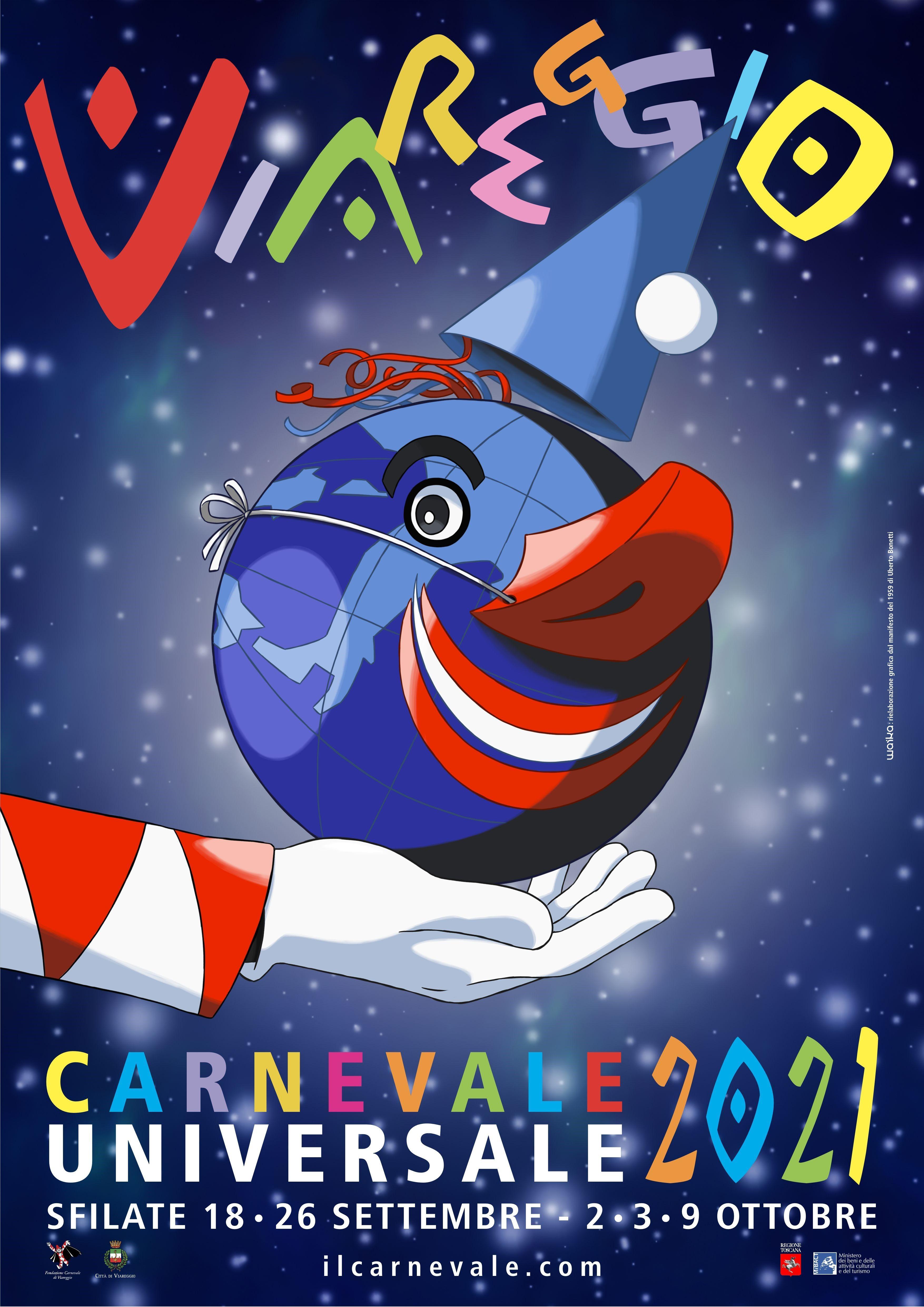 Il nuovo manifesto del Carnevale 2021