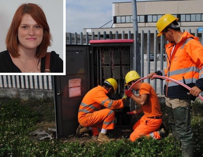 Nel riquadro Sonia Luca, assessora ai sistemi informativi del Comune di Pontedera