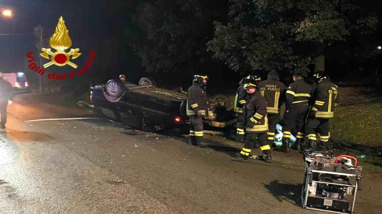 Incidente in provincia di Roma, 23enne di Villasalto muore nell'auto guidata da un amico