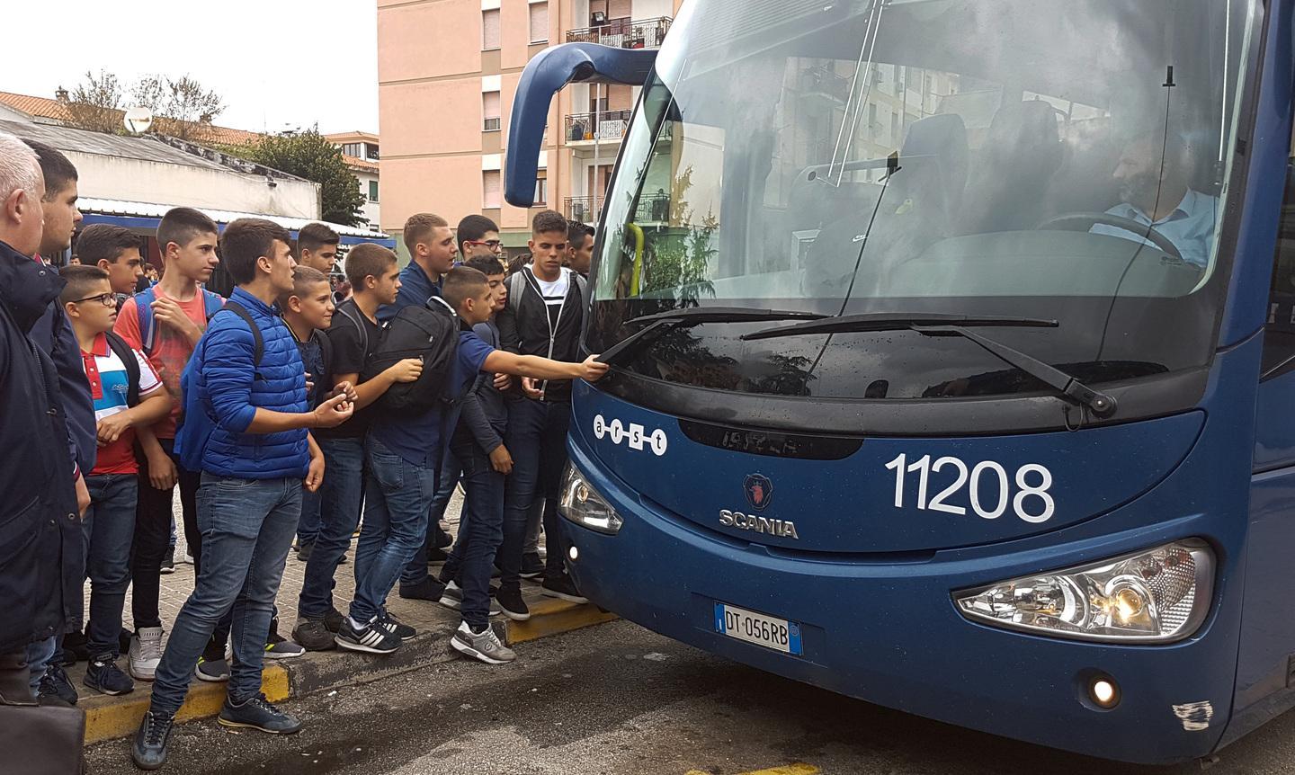 Da oggi i nuovi stalli per i pullman
