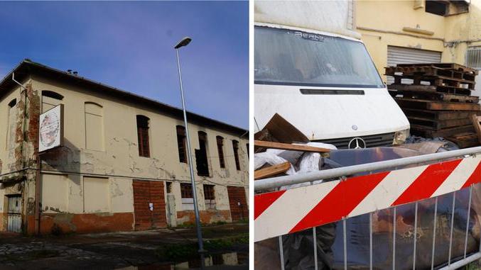 Un complesso nel degrado dimesso da molti anni