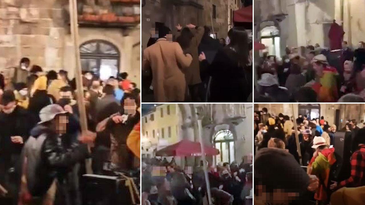 Lucca, in centinaia a ballare in centro, partono le denunce - Video 
