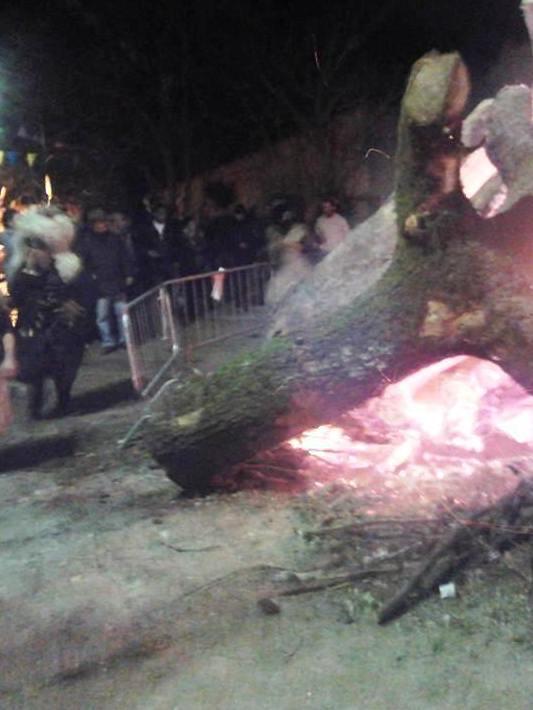 Cancellato il “fogarone” per il Santo 