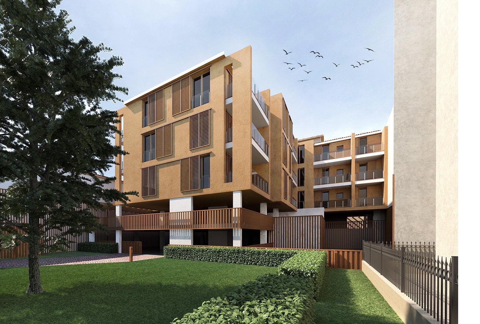 Uno dei rendering (non definitivi, come ci tiene a sottolineare la proprietà) del nuovo palazzo