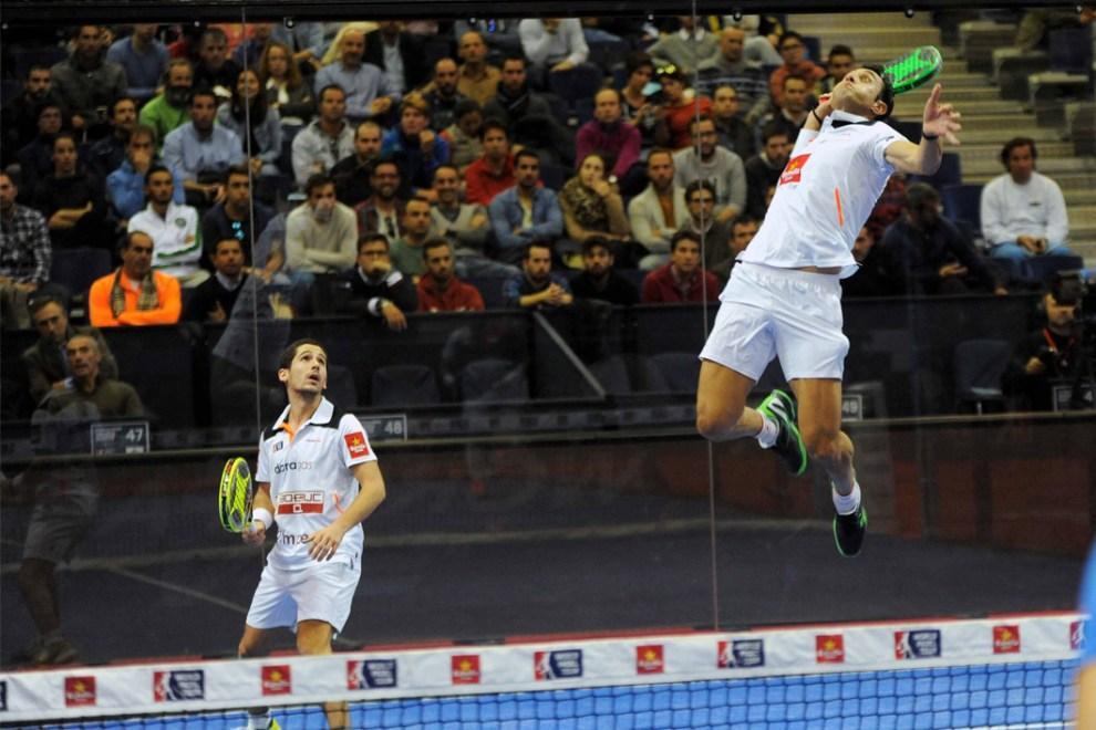 Una partita di padel