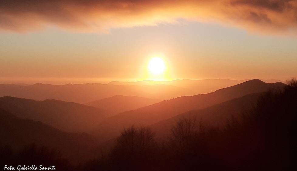 Ventasso, premiata per la foto del tramonto più bello la parmigiana Sanviti 