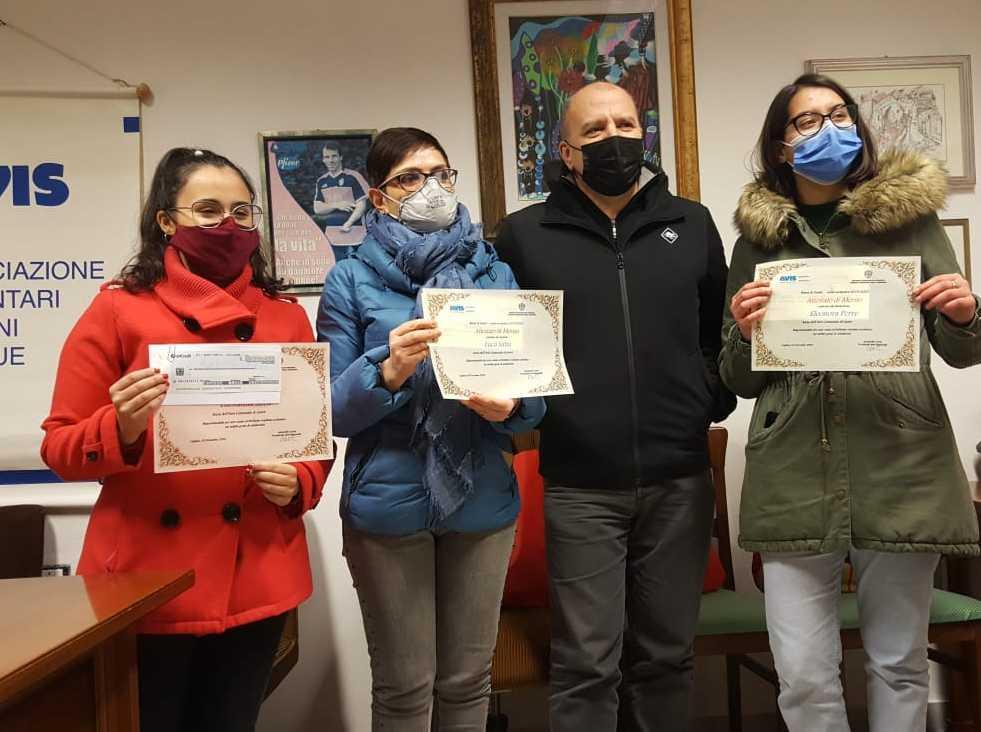 Gavoi, l’Avis premia tre studenti donatori 