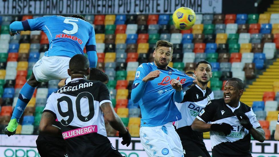 Bakayoko, il decollo del Napoli Udinese punita in zona Cesarini