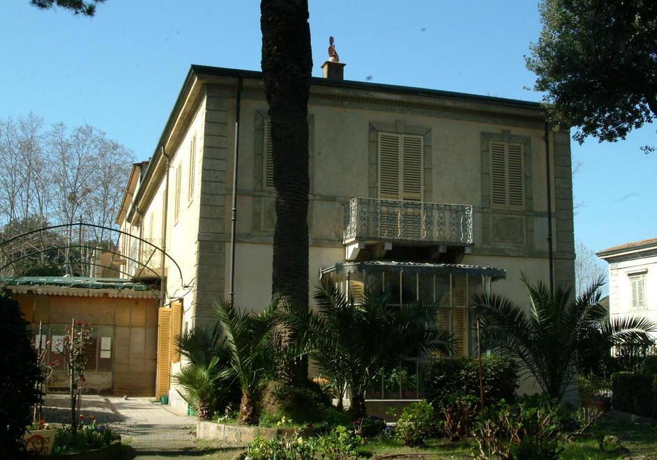 La villa che ospita le spoglie