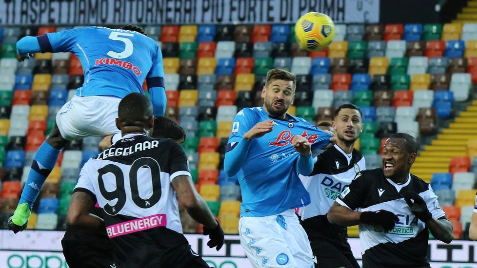 Bakayoko, il decollo del Napoli Udinese punita in zona Cesarini