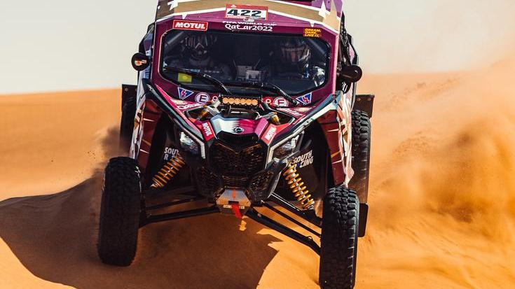 Ceci ripresa in salita alla Dakar Pedemonte invece si ritira