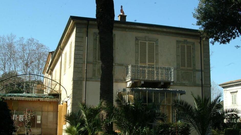 La villa che ospita le spoglie