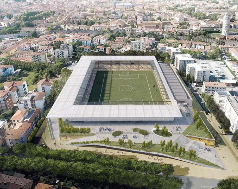 Il rendering della nuova Arena