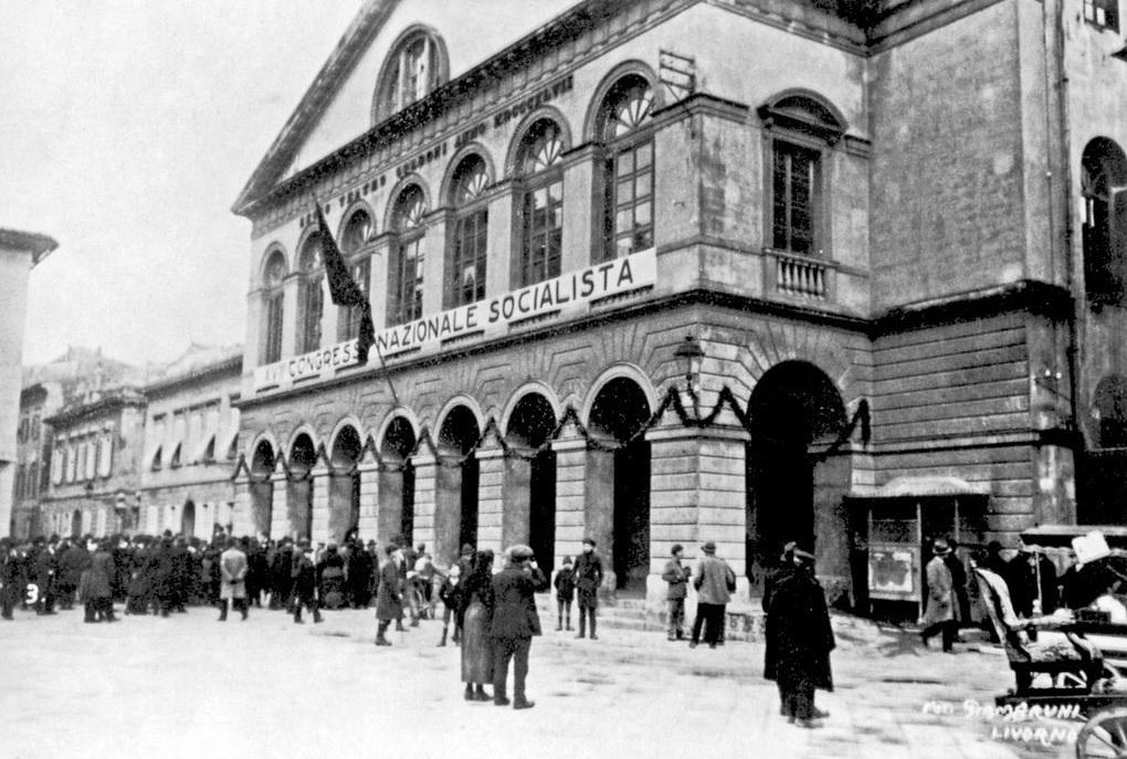 Il teatro Goldoni di Livorno dove dal 15 al 21 gennaio 1921 si svolse il congresso nazionale socialista