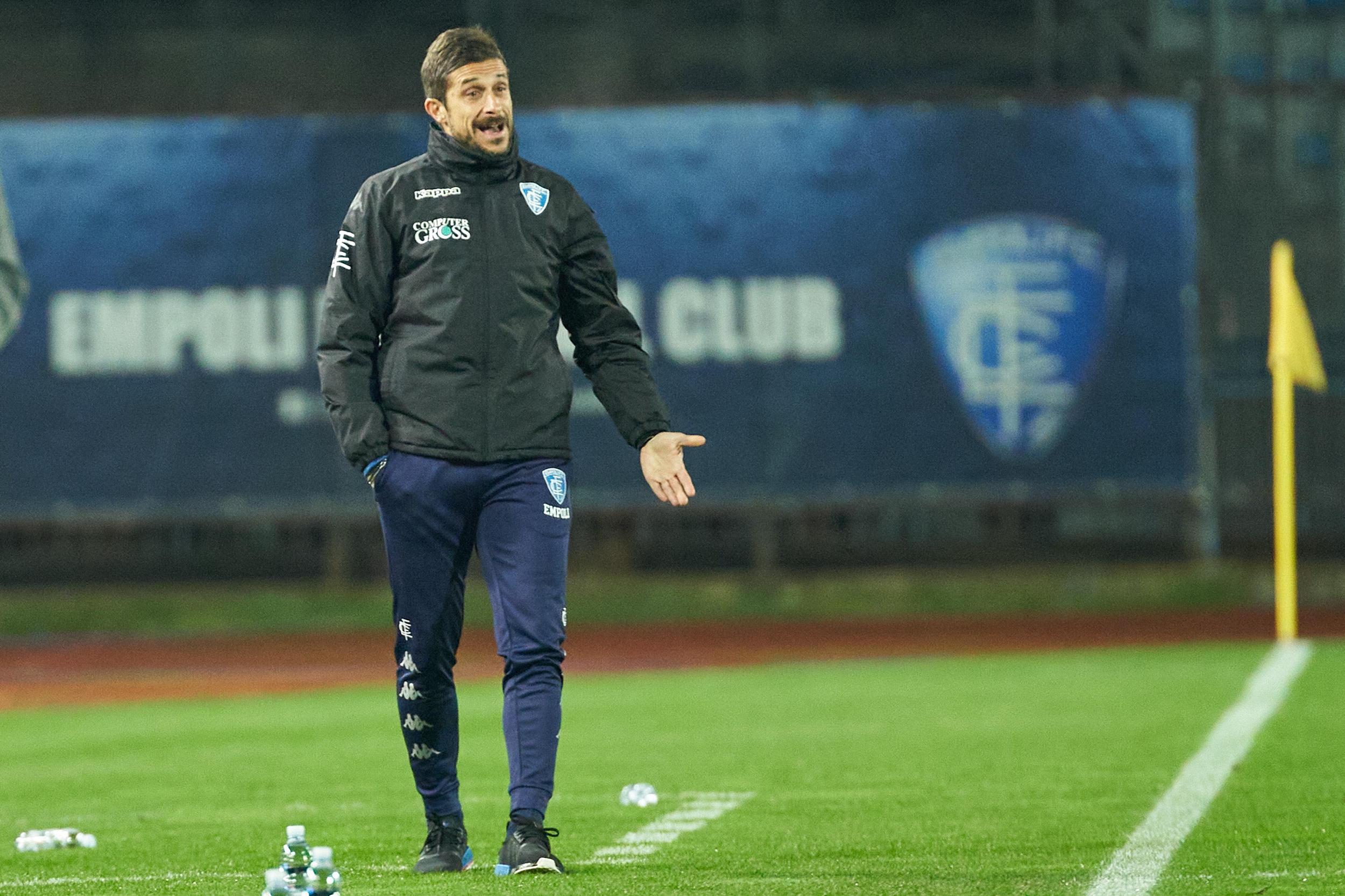 Alessio Dionisi, allenatore dell'Empoli (foto agenzia Carlo Sestini)