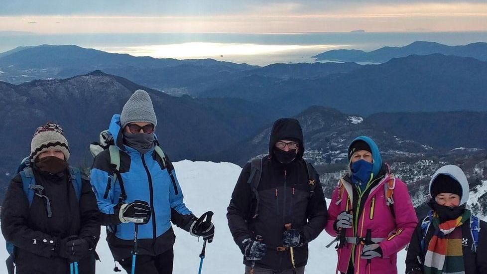 La nevicata non ferma gli “Alpinisti Lenti”