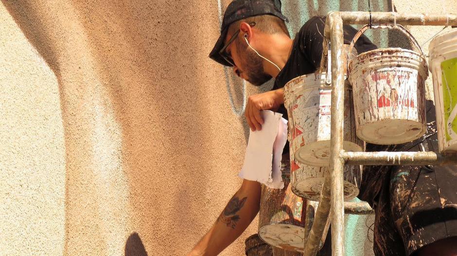 Al via il murale di Ligama