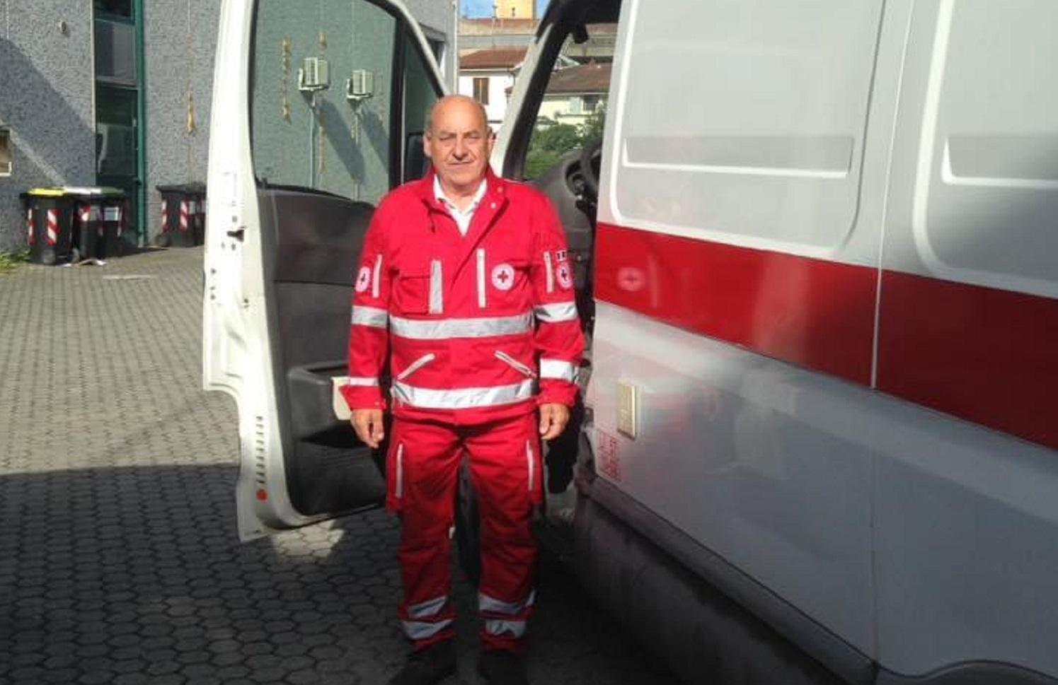 Vincenzo Tomei, volontario della Croce rossa