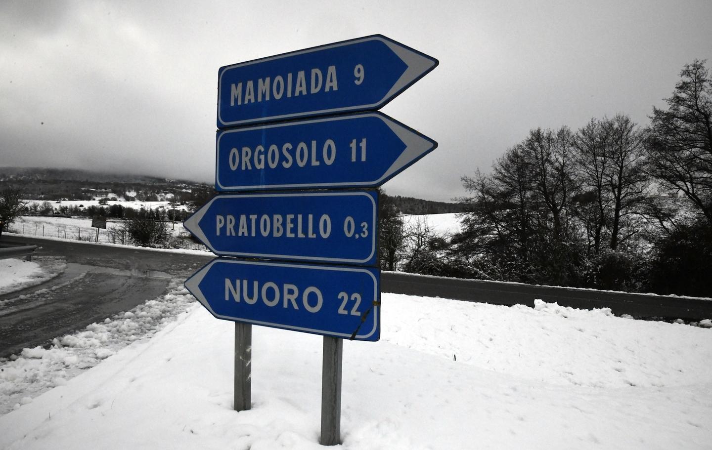 Inverno in Sardegna, dopo il maestrale arrivano le gelate