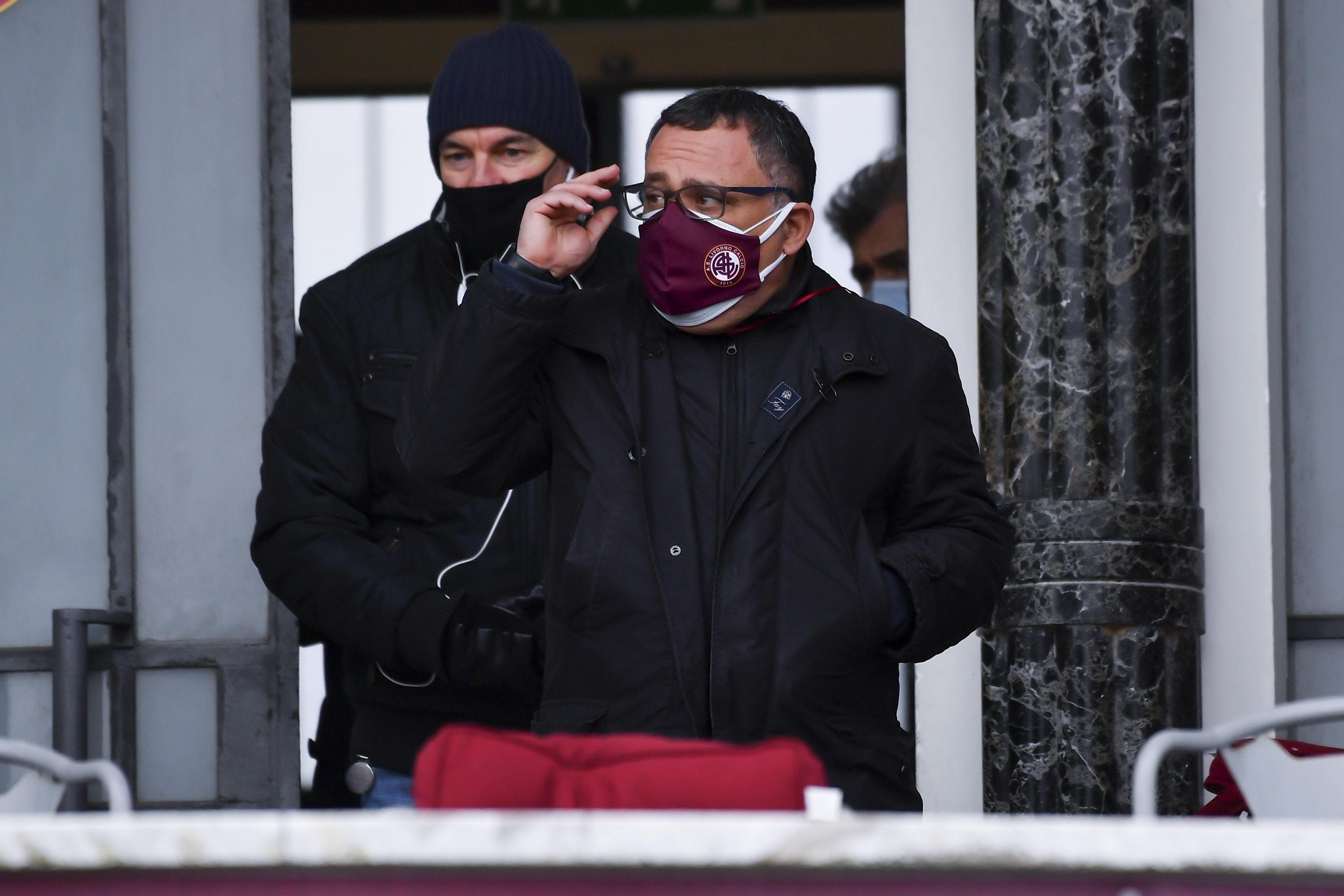Il presidente del Livorno Giorgio Heller
