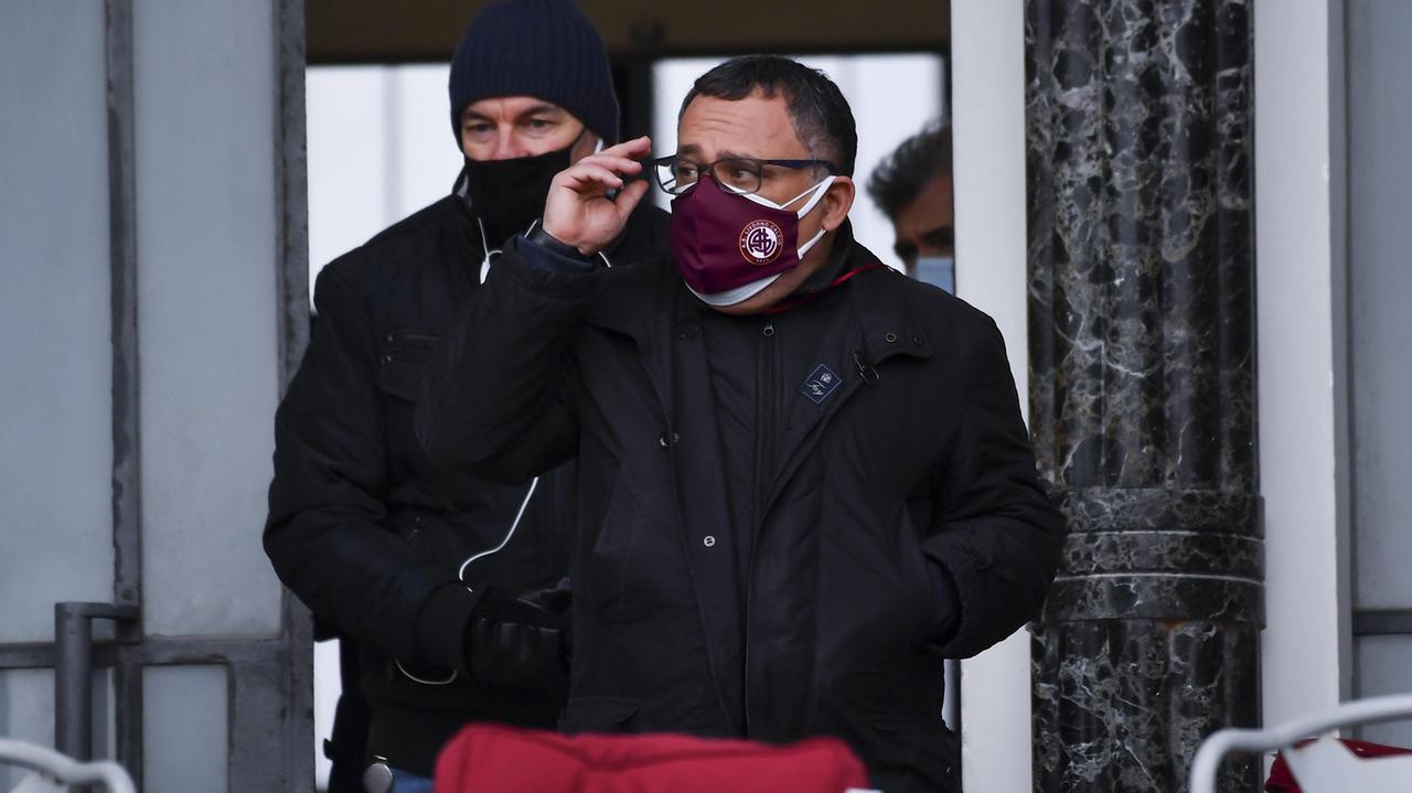 Il presidente del Livorno Giorgio Heller