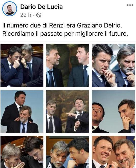 De Lucia tira in ballo Delrio e il partito gli tira le orecchie 