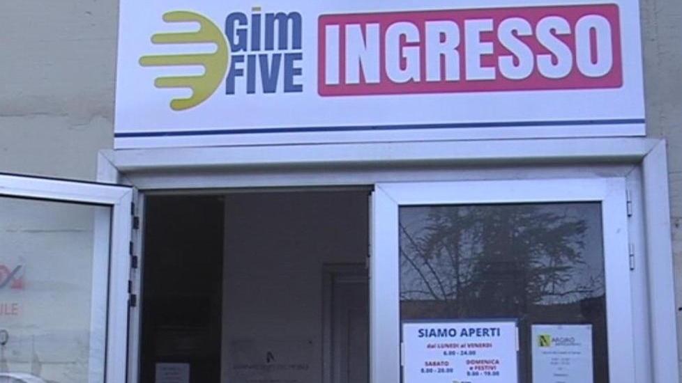 L'ingresso della palestra