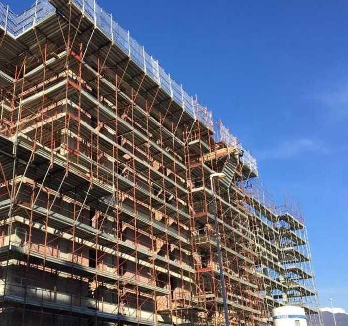 Ma il Pisacane “corre” Lo scheletro è concluso