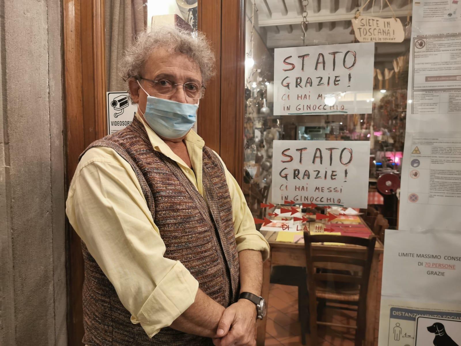 Il ristoratore: «Chiusi o aperti? L'incertezza delle fasce di colore è il peggiore dei mali» 