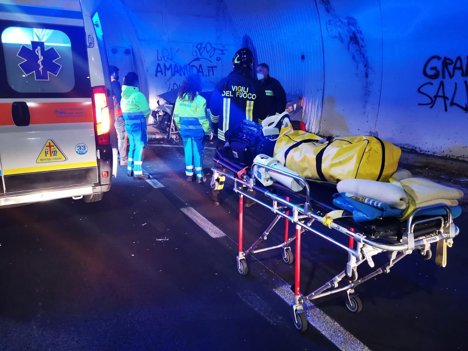 L'incidente nella galleria di Montenero