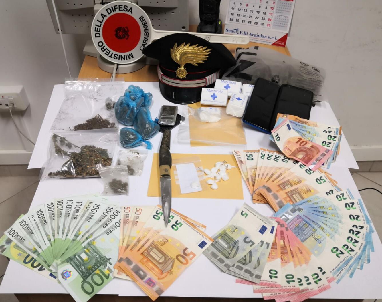 Droga in auto e a casa: arrestati padre e figlio a Sestu