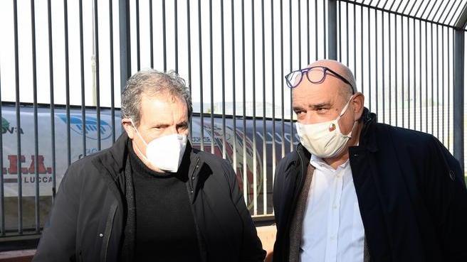 Sopralluogo allo stadio della commissione che fa i complimenti al club