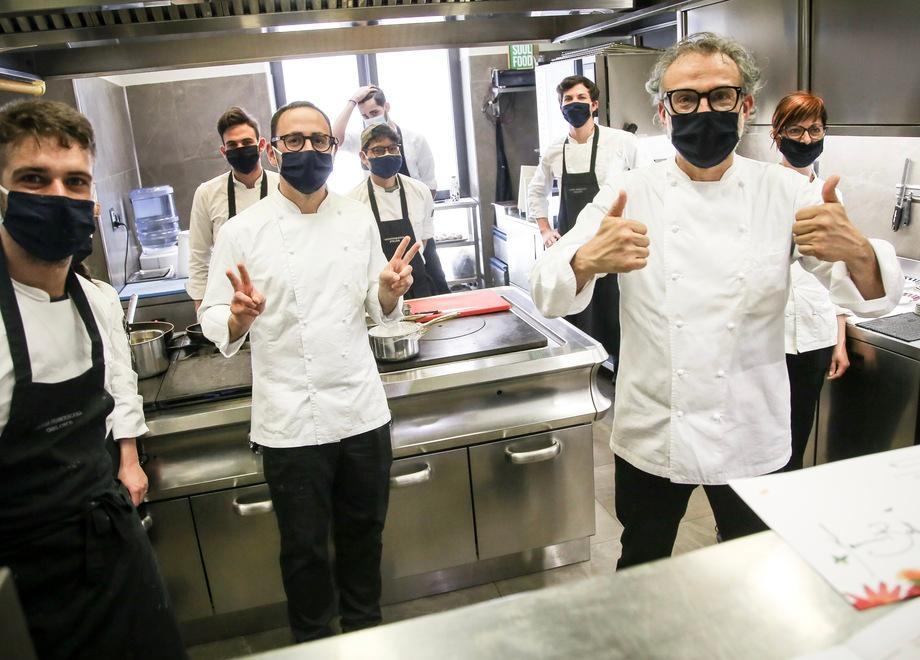 Da Bottura come sempre... esaurito