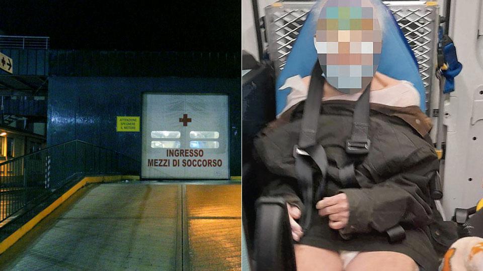 Anziano dimesso dall’ospedale di Livorno in mutande e canottiera. La figlia: «Non è umano»