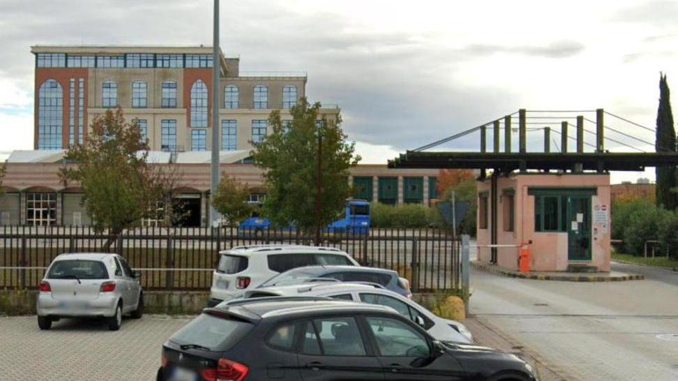 L’ingresso della struttura di Ospedaletto