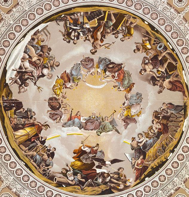 Dell’italiano Brumidi gli affreschi del Capitol
