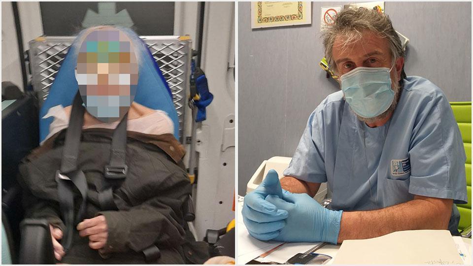 Anziano dimesso nudo, le scuse del primario del pronto soccorso: «Mi dispiace, se c’è da sanzionare lo faremo» 