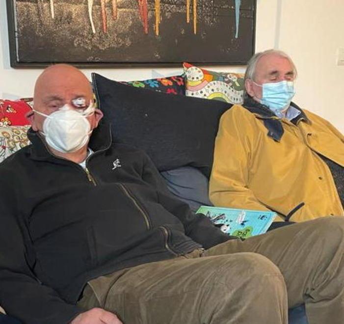 Giannessi con un amico