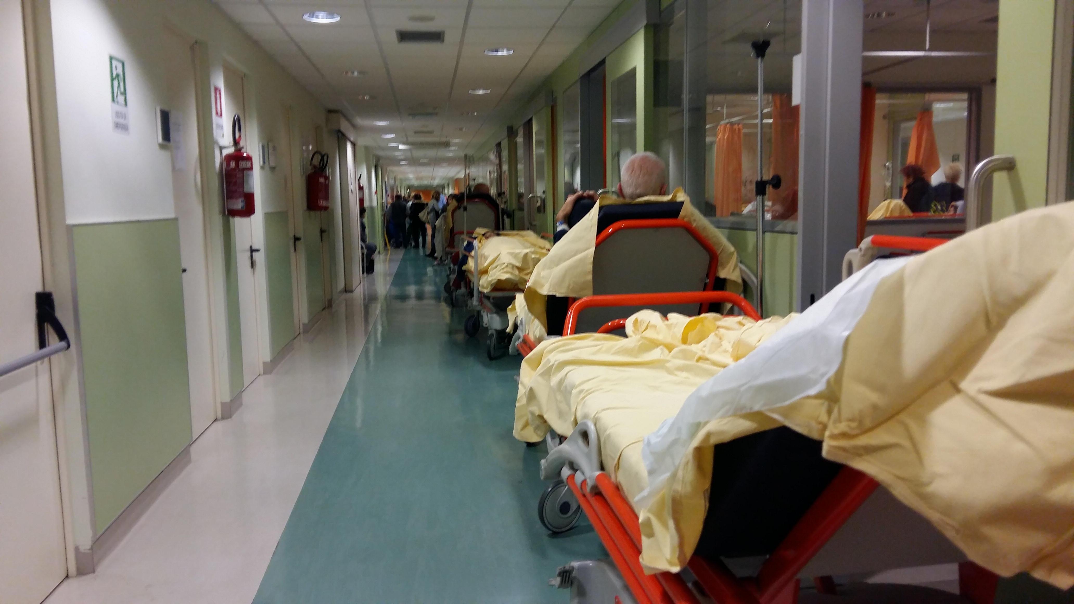 Il pronto soccorso dell'ospedale Santo Stefano