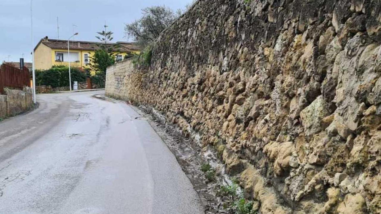 Muro a rischio crollo a Sant’Orsola 