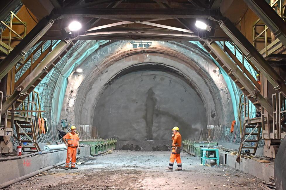 I lavori per il raddoppio della ferrovia a Serravalle pistoiese