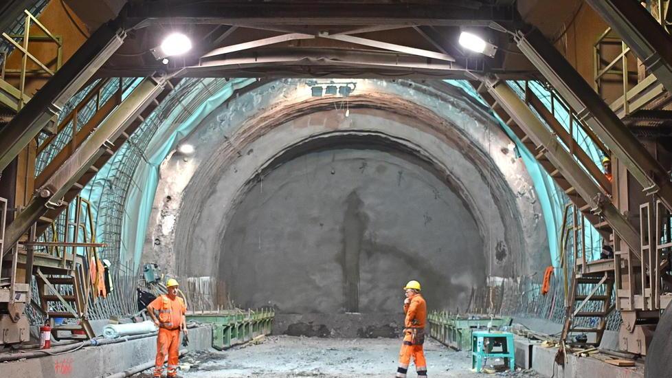 I lavori per il raddoppio della ferrovia a Serravalle pistoiese